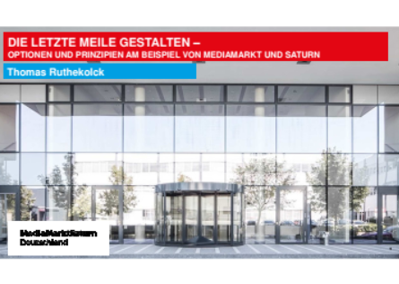Die letzte Meile gestalten